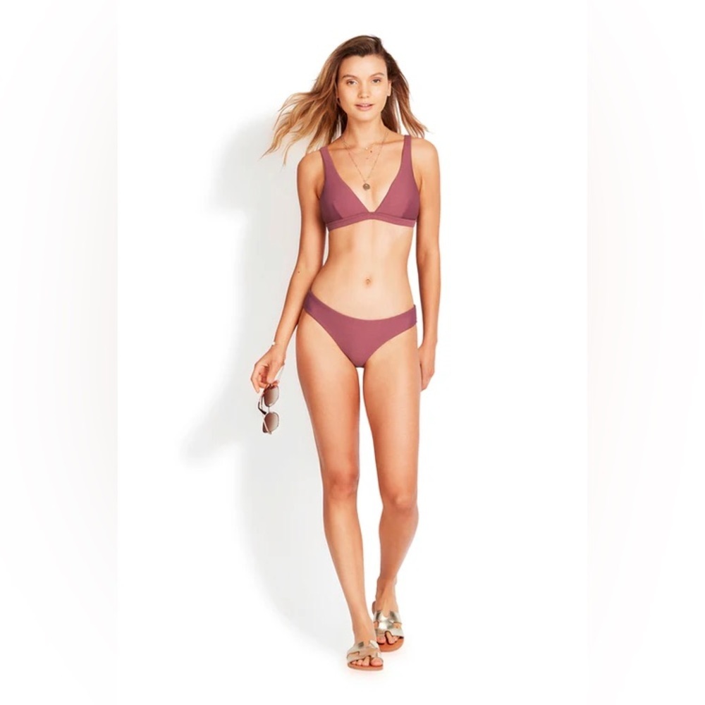 Milea Ribbed Two Piece Swim Suit